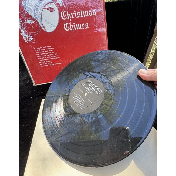 Jimmy Blades & Charles Smart Christmas Chimes Vinyl LP 1950’s Richmond Mint! -R1 - Picture 8 of 10